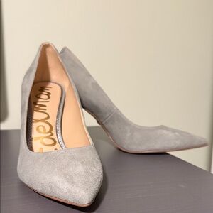 Sam Edelman Hazel Light Gray Heels
